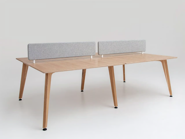 THEODORE - Multiple office desk with sound absorbing screens by Liqui Contracts - view 2